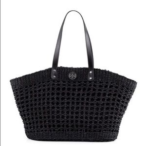 Tory Burch Megan Straw Summer Tote Bag Purse